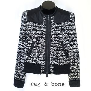 Rag & Bone Viola Chunky Knit Sweater Jacket Size Small